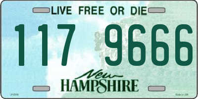 NH license plate 1179666