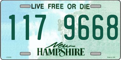 NH license plate 1179668