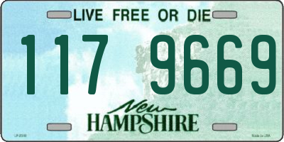 NH license plate 1179669