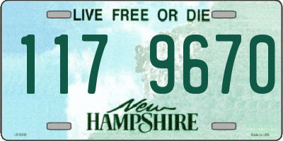 NH license plate 1179670