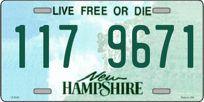 NH license plate 1179671