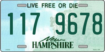NH license plate 1179678