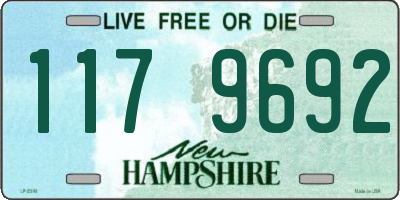 NH license plate 1179692