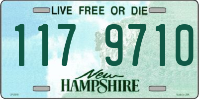 NH license plate 1179710