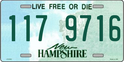 NH license plate 1179716