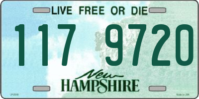 NH license plate 1179720