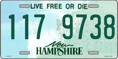 NH license plate 1179738