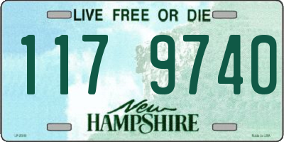 NH license plate 1179740