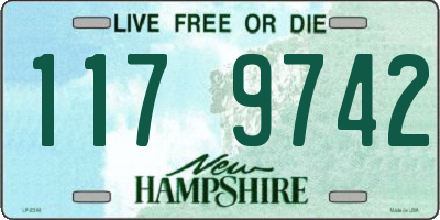 NH license plate 1179742