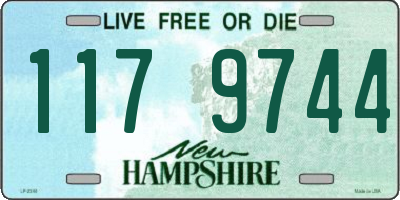 NH license plate 1179744