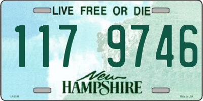 NH license plate 1179746