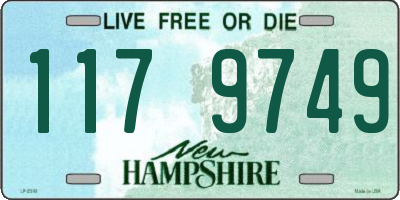 NH license plate 1179749