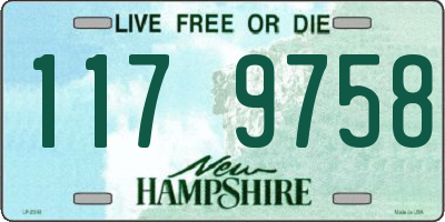 NH license plate 1179758