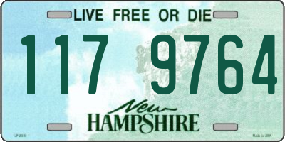 NH license plate 1179764