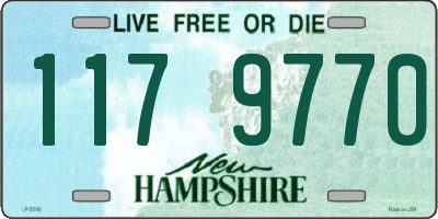NH license plate 1179770