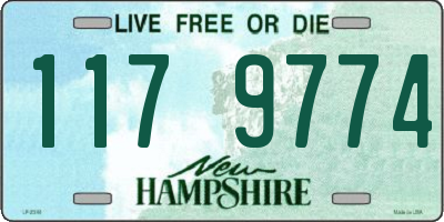 NH license plate 1179774