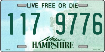 NH license plate 1179776