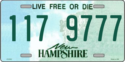 NH license plate 1179777