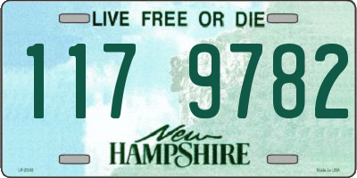 NH license plate 1179782