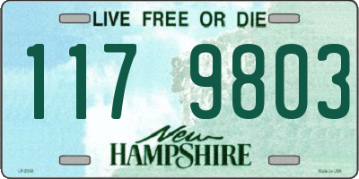 NH license plate 1179803