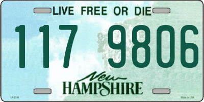 NH license plate 1179806