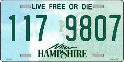 NH license plate 1179807