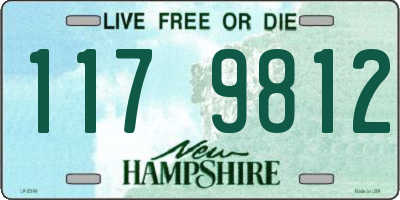 NH license plate 1179812