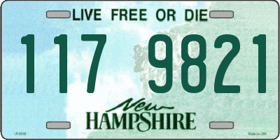 NH license plate 1179821