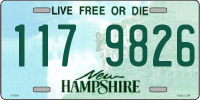 NH license plate 1179826