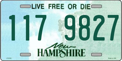 NH license plate 1179827