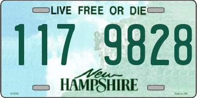 NH license plate 1179828