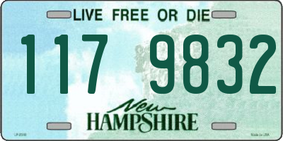 NH license plate 1179832