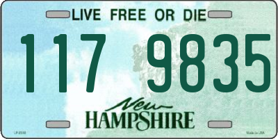 NH license plate 1179835