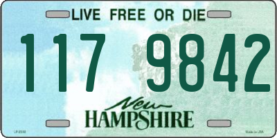 NH license plate 1179842
