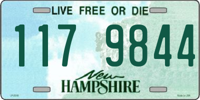 NH license plate 1179844