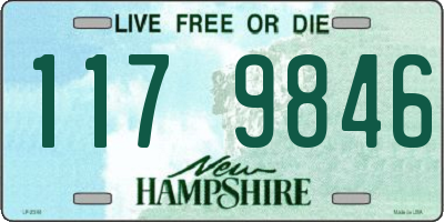 NH license plate 1179846