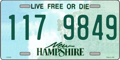 NH license plate 1179849