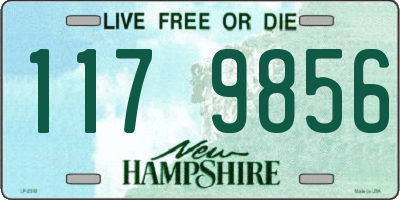 NH license plate 1179856