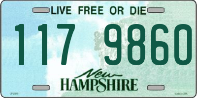 NH license plate 1179860