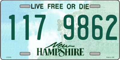 NH license plate 1179862