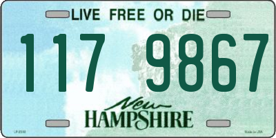 NH license plate 1179867