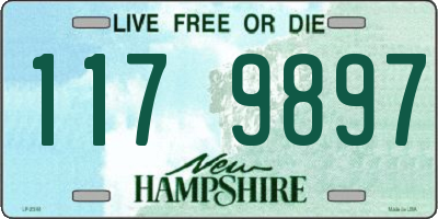 NH license plate 1179897