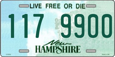 NH license plate 1179900