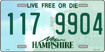 NH license plate 1179904