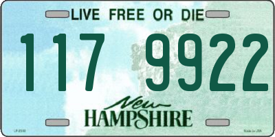 NH license plate 1179922
