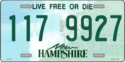 NH license plate 1179927