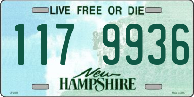 NH license plate 1179936
