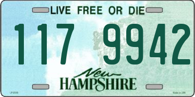 NH license plate 1179942