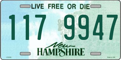 NH license plate 1179947