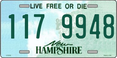 NH license plate 1179948